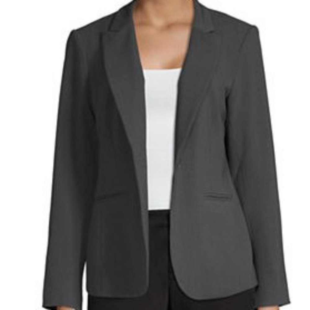 Liz Claiborne charcoal color blazer- brand new WT